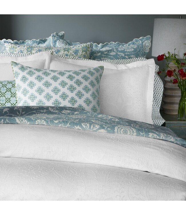 John Robshaw Amina Ecru Duvet Set - F/Q