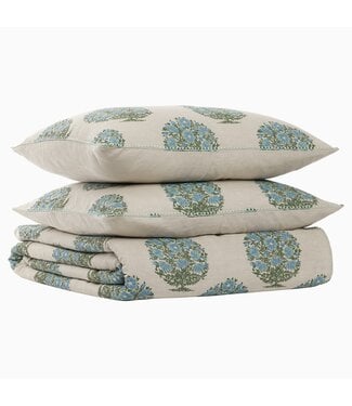 John Robshaw Vani Leaf Duvet Set - King