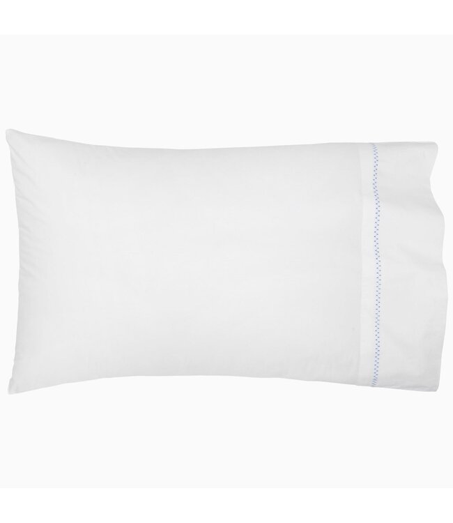 John Robshaw Anketi Light Indigo Organic Sheet Set - Twin / Twin XL