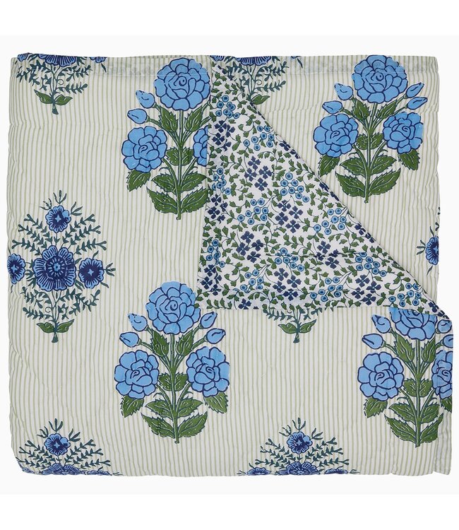 John Robshaw Bipin Lapis Quilt & Sham