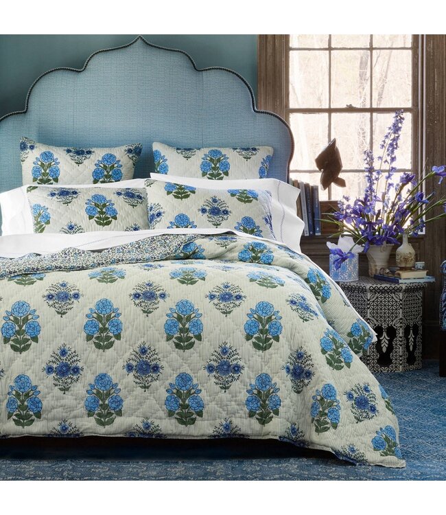 John Robshaw Bipin Lapis Quilt & Sham