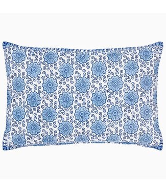 John Robshaw Damini Indigo Kidney Pillow w/Insert Pillow