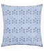 John Robshaw Aanan Light Indigo Decorative Pillow w/Insert Pillow
