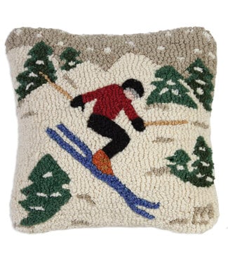 Chandler 4 Corners Yippee Skier - 14x14 Pillow