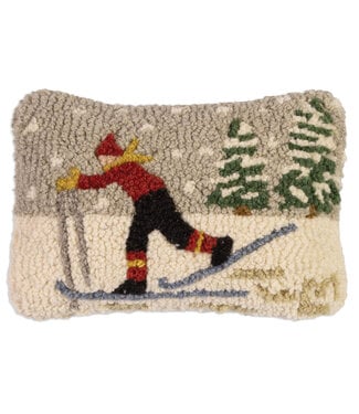 Chandler 4 Corners Classic XC Skier - 8x12 Pillow