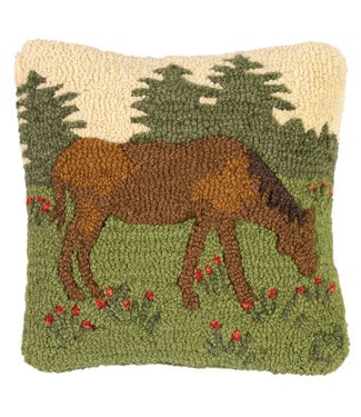 Chandler 4 Corners Bay Horse - 14x14 Pillow