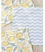 Geometry Dishcloth Set - Lemon Waves