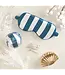 Bella Sleep Mask Ornament Blue Stripe