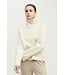 Common Knit Funnel Neck Rib Knit Pullover