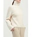 Common Knit Funnel Neck Rib Knit Pullover