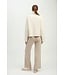 Common Knit Funnel Neck Rib Knit Pullover