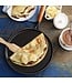 Staub Crepe Pan w/Wooden Handle and Spreader/Spatula - Matte Black