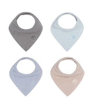 Stormy Muslin Bandana Bibs Set (4-Pack)