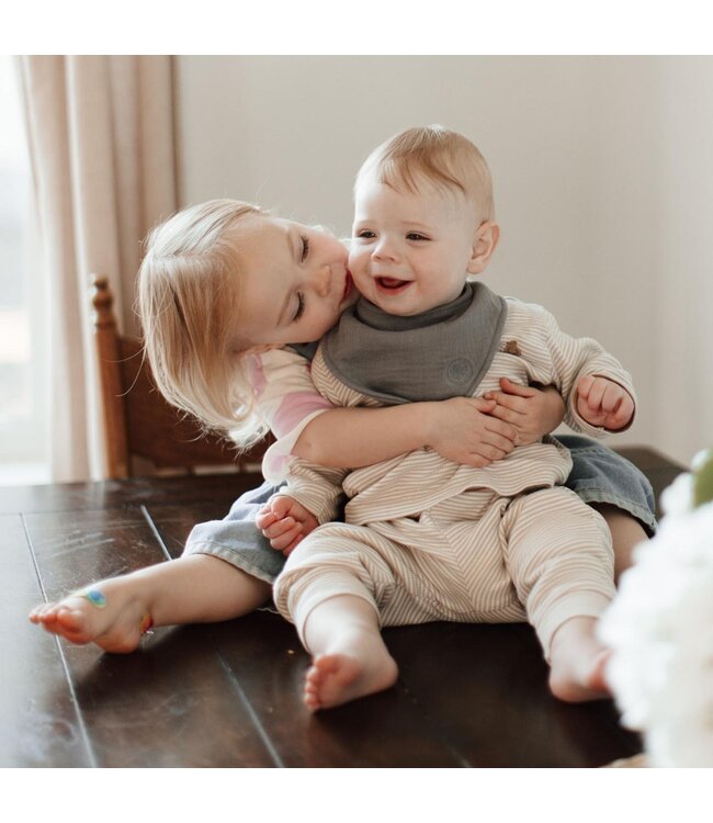 Stormy Muslin Bandana Bibs Set (4-Pack)