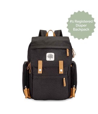 Birch Bag Diaper Backpack, Black