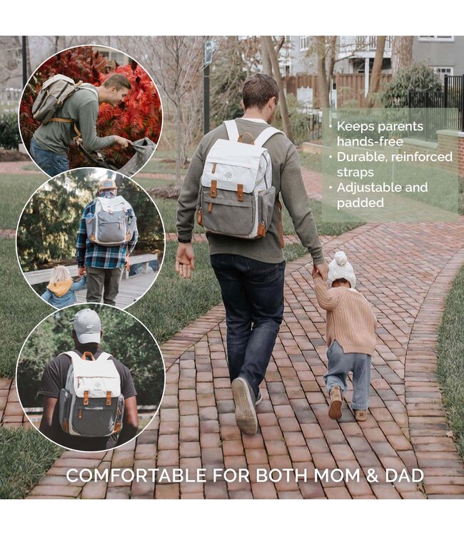 Birch Bag Diaper Backpack, Black
