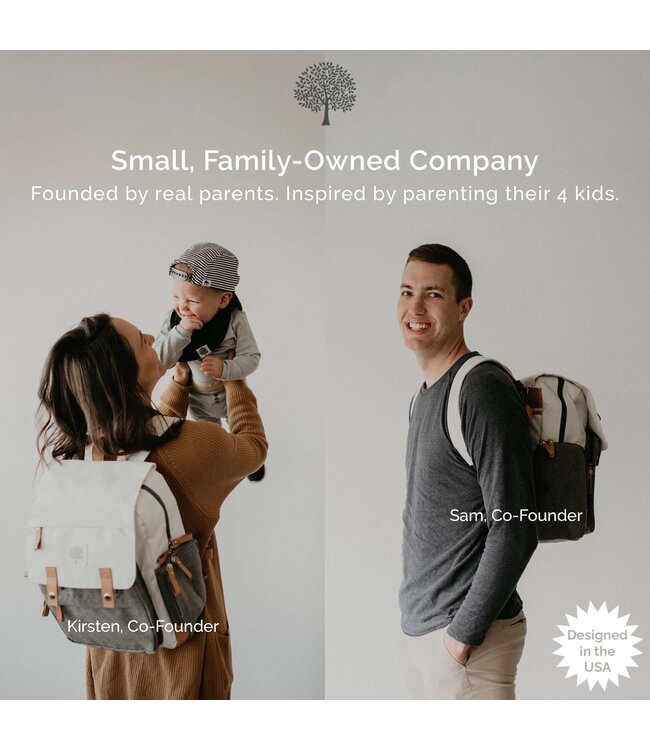 Birch Bag Diaper Backpack, Black