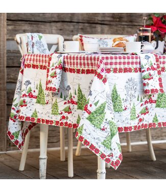 April Cornell Yuletide Tablecloth