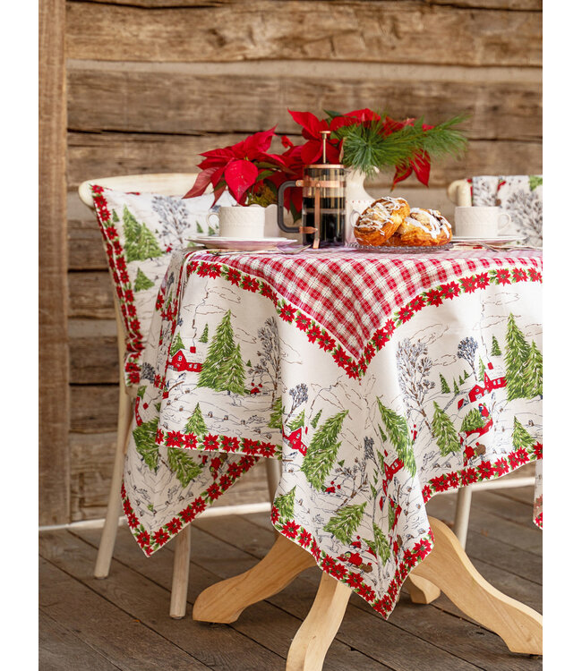 April Cornell Yuletide Tablecloth