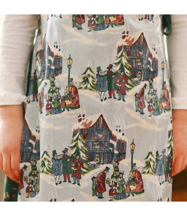 April Cornell Caroling Oil Cloth Kid's Apron