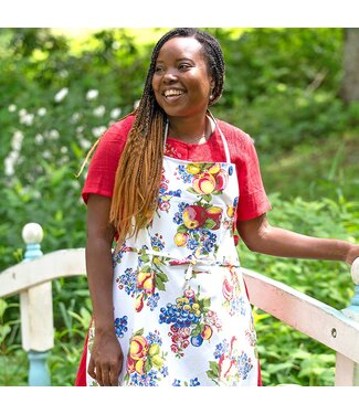 April Cornell Fruit Basket Chef Plus Size Apron