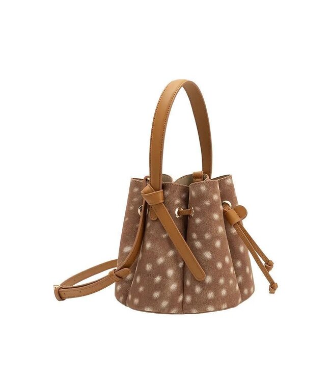 Melie Bianco Laguna Mini Recycled Vegan Suede Top Handle Bag