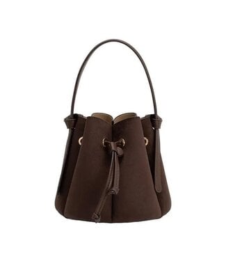 Melie Bianco Laguna Mini Recycled Vegan Suede Top Handle Bag