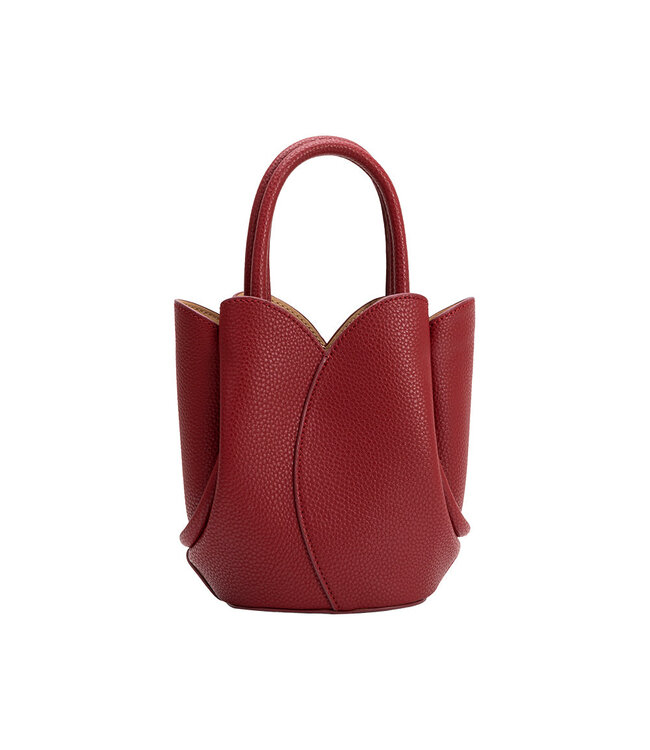 Melie Bianco Tulip Mini Recycled Vegan Leather Top Handle Bag