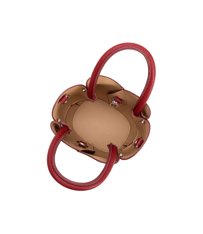 Melie Bianco Tulip Mini Recycled Vegan Leather Top Handle Bag