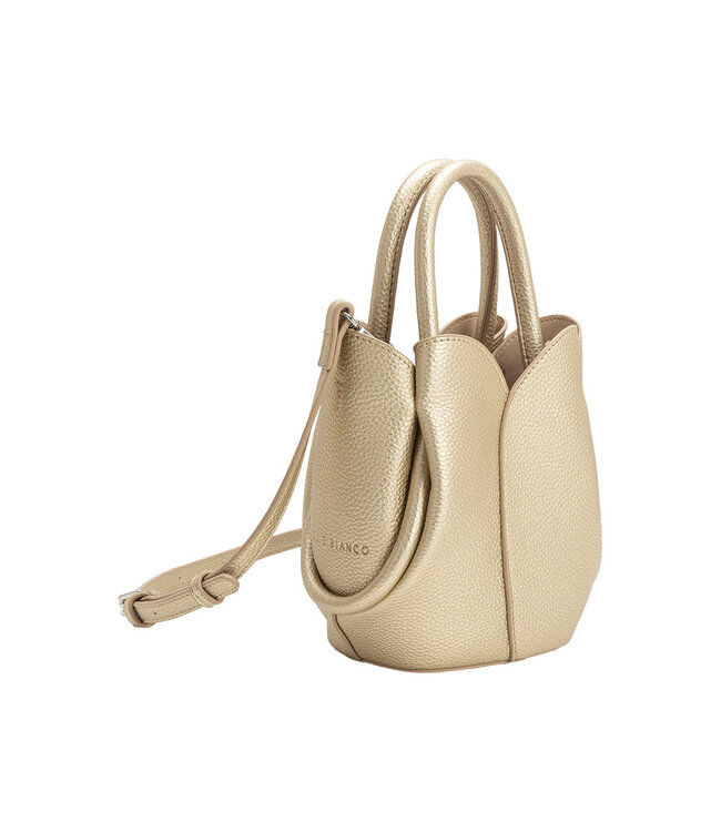Melie Bianco Tulip Mini Recycled Vegan Leather Top Handle Bag