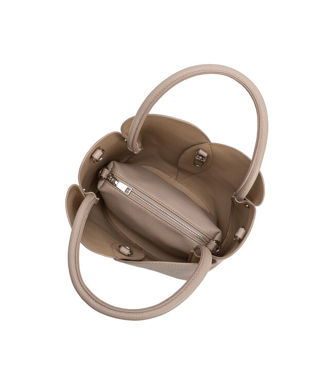 Melie Bianco Tulip Recycled Vegan Leather Top Handle Bag