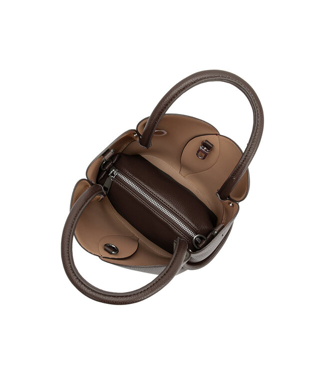 Melie Bianco Tulip Recycled Vegan Leather Top Handle Bag