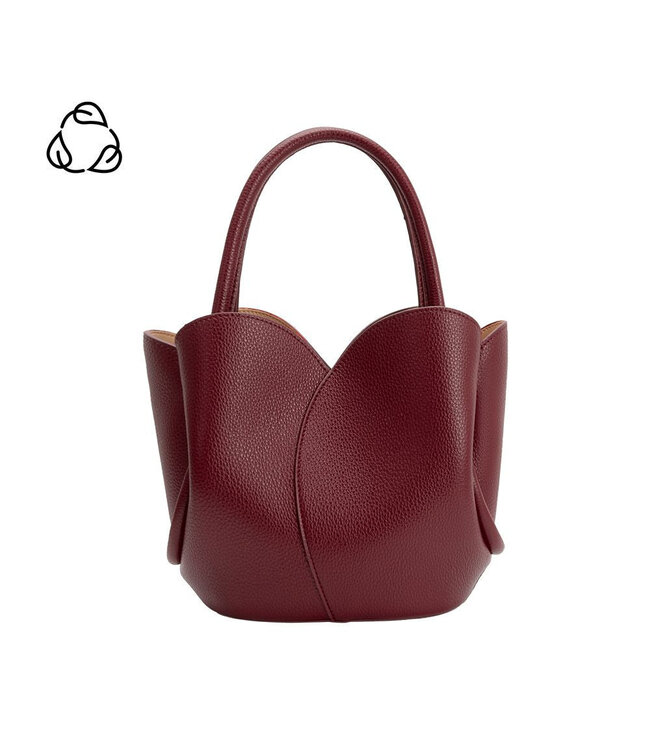 Melie Bianco Tulip Recycled Vegan Leather Top Handle Bag