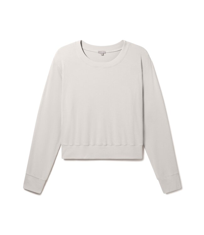 PJ Harlow B30 Rib Sweatshirt, Eggnog, Medium