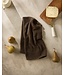 Geometry Truffle Hand Towel - Espresso