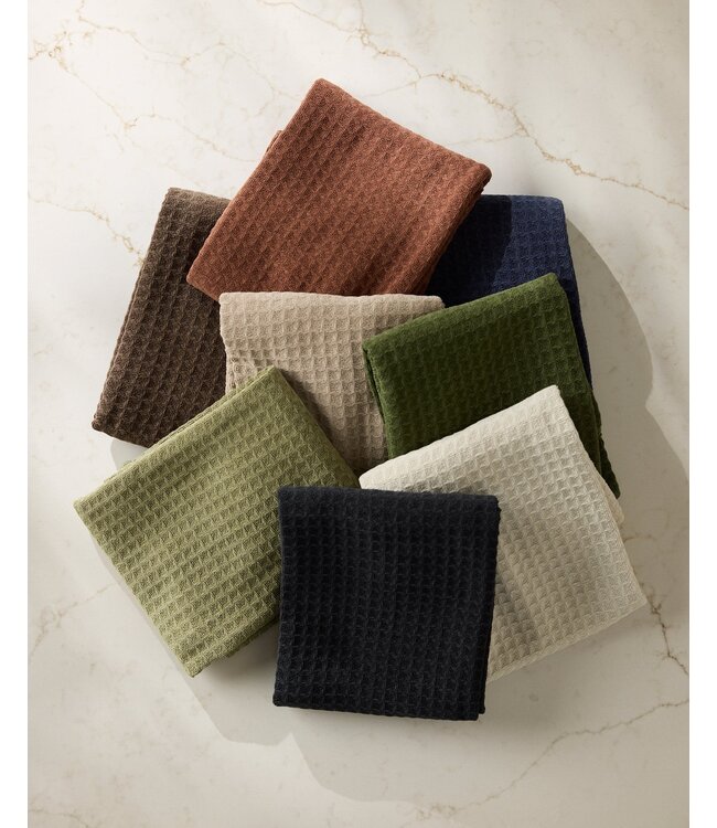 Geometry Truffle Hand Towel - Olive