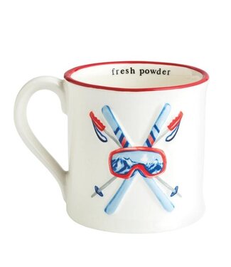 Mudpie Ski Mugs - Fresh Powder