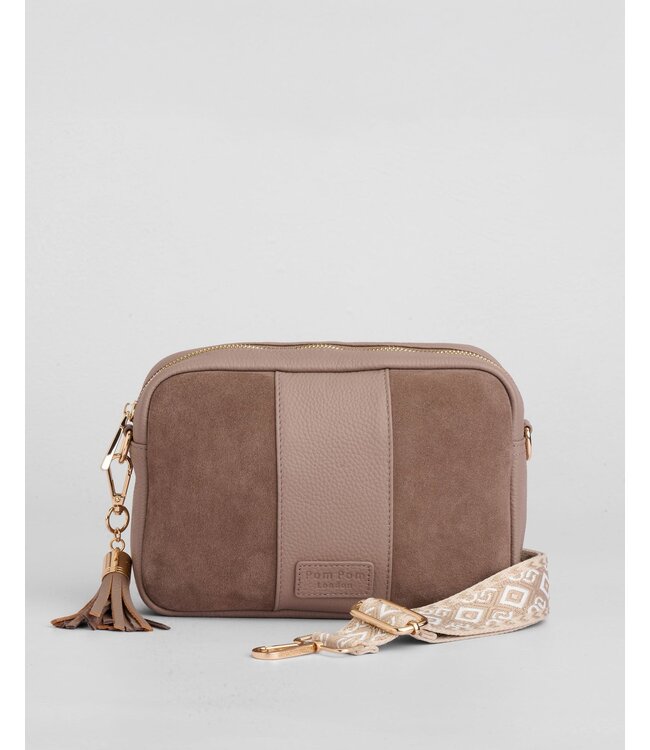 Pom Pom London The City Bag - Suede Mocha