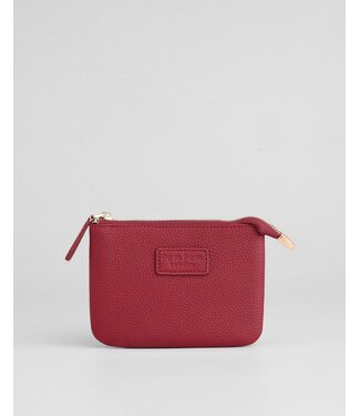 Pom Pom London Chelsea Coin Purse - Burnt Rhubarb