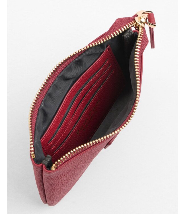Pom Pom London Chelsea Coin Purse - Burnt Rhubarb