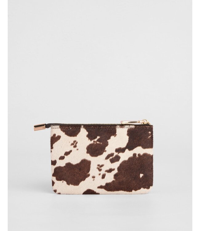 Pom Pom London Chelsea Coin Purse - Cow Print