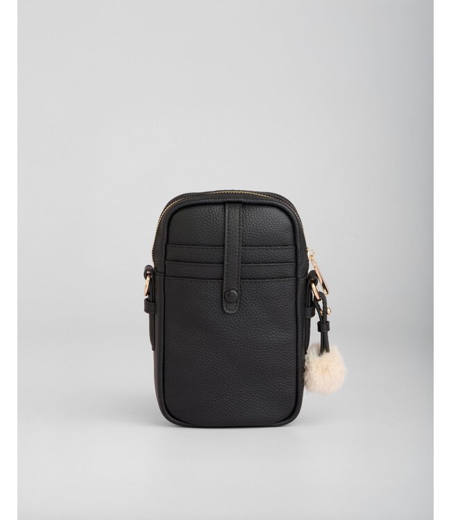 Pom Pom London Eaton Phone Bag - Black