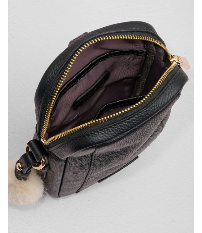 Pom Pom London Eaton Phone Bag - Black