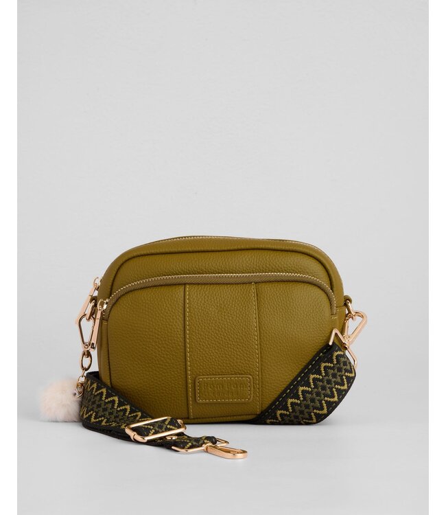 Pom Pom London The Original Bag - Olive Green