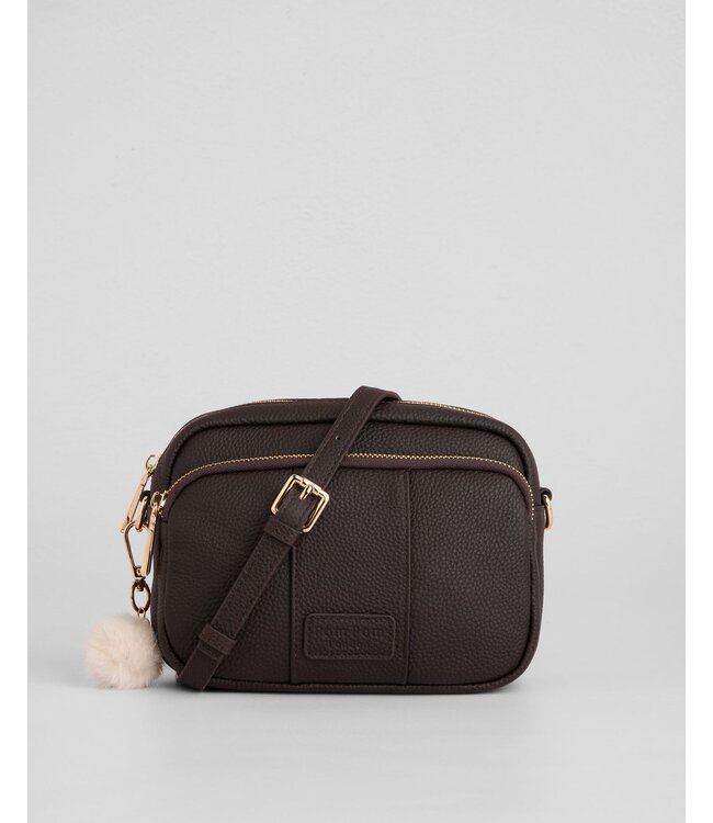Pom Pom London The Original Bag - Chocolate Plum