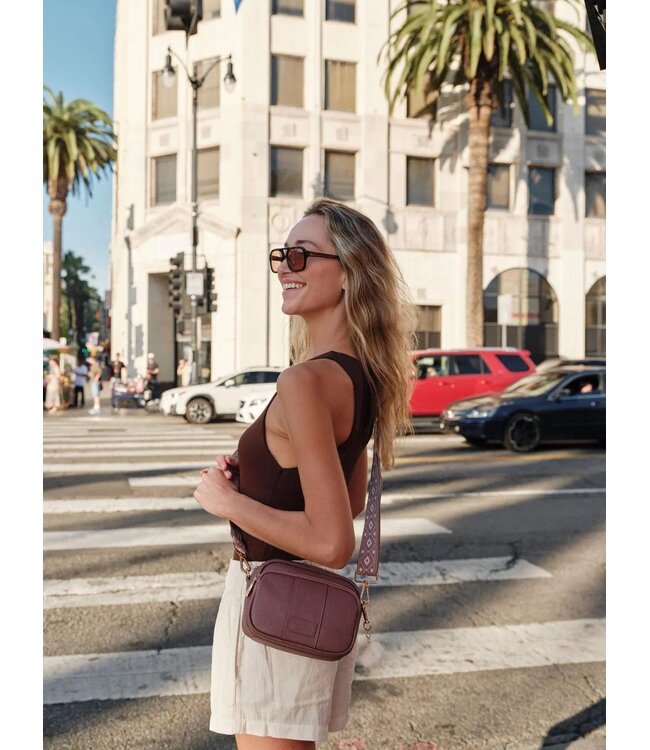 Pom Pom London The Original Bag - Dusky Orchid