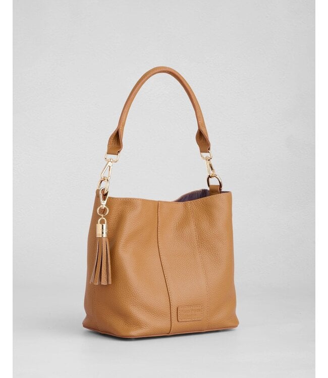 Pom Pom London Lambeth Bag - Chestnut
