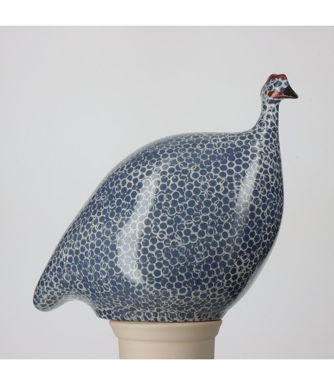 Les Ceramiques De Lussan Speckled Guinea Fowl - Large