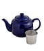 HIC Harold Import Company Cobalt Teapot with Infuser, 6-Cup, 32oz