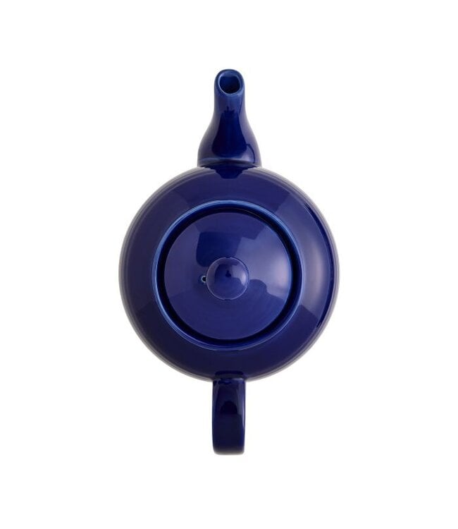 HIC Harold Import Company Cobalt Teapot with Infuser, 6-Cup, 32oz